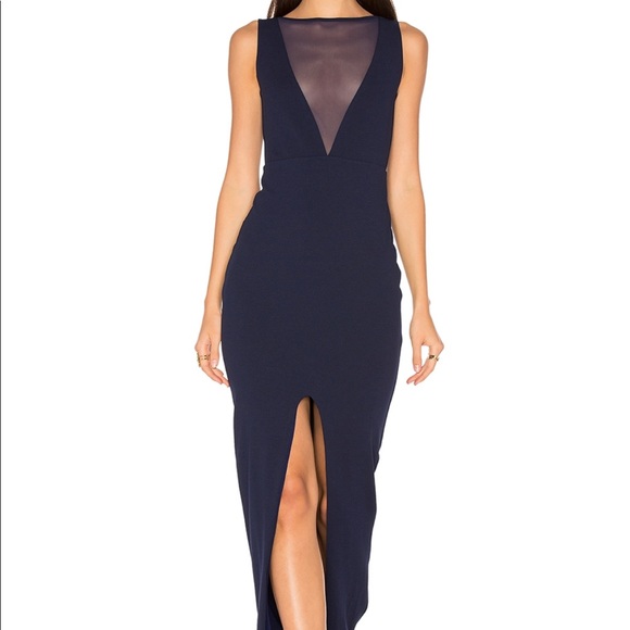 saskia satin halter gown